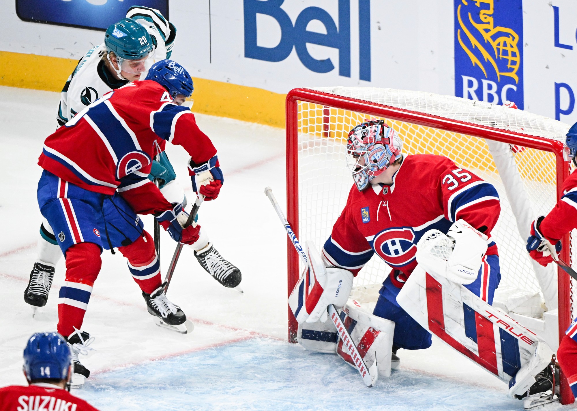 Zápas NHL: Montreal Canadiens - San Jose Sharks.