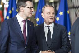 Tusk, Morawiecki