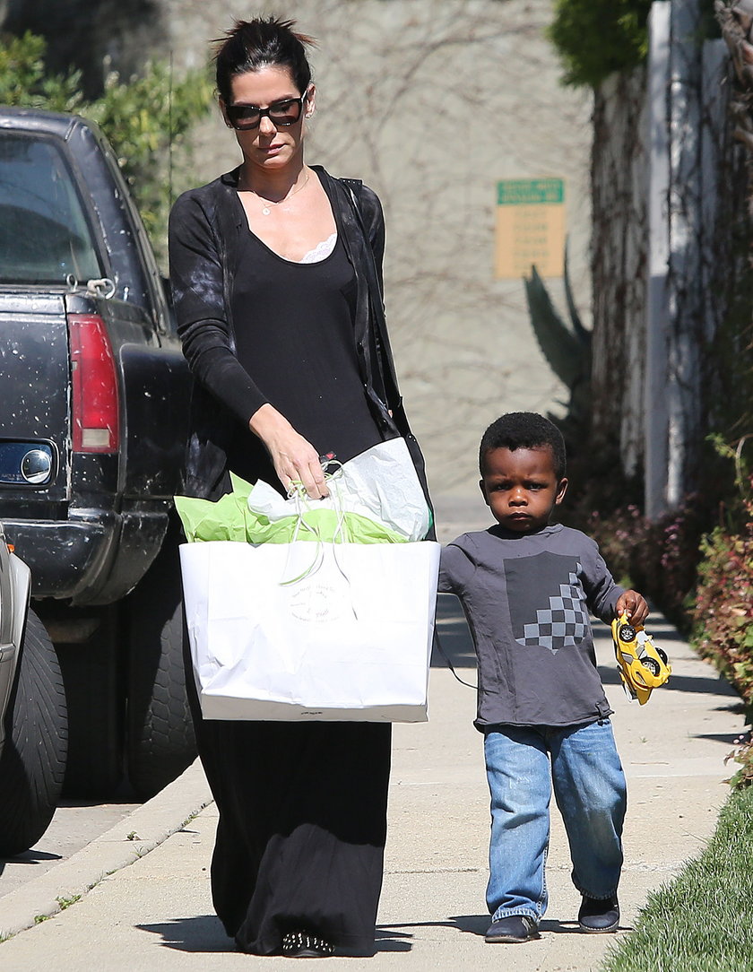 Sandra Bullock z synem, Louisem