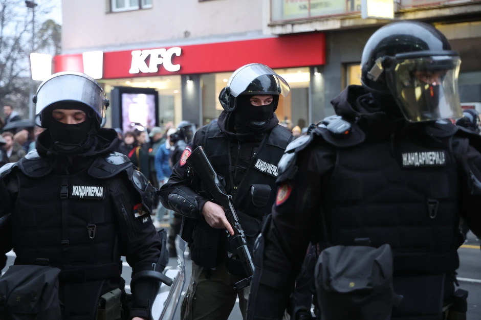 Protest ispred Rektorata