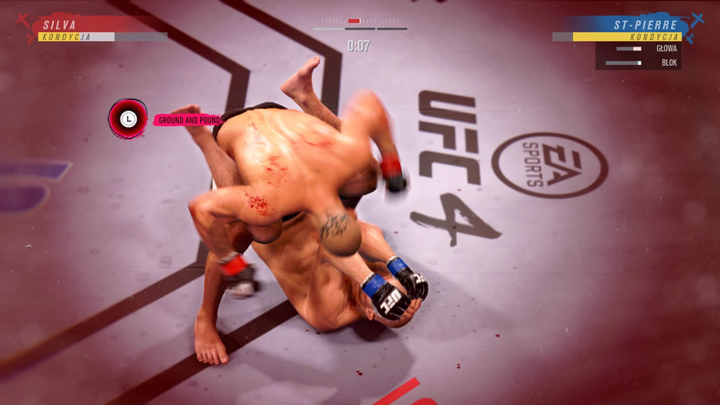 EA Sports UFC 4 - screenshot z wersji na PlayStation 4