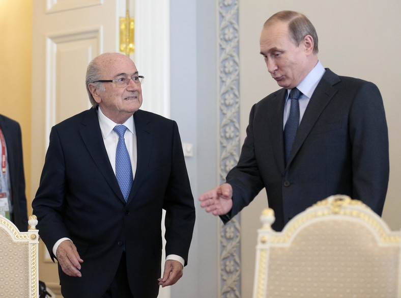 Joseph Blatter i Władimir Putin