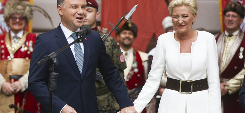 Para prezydencka wzięła udział w obchodach 135-lecia jednego z krakowskich liceów