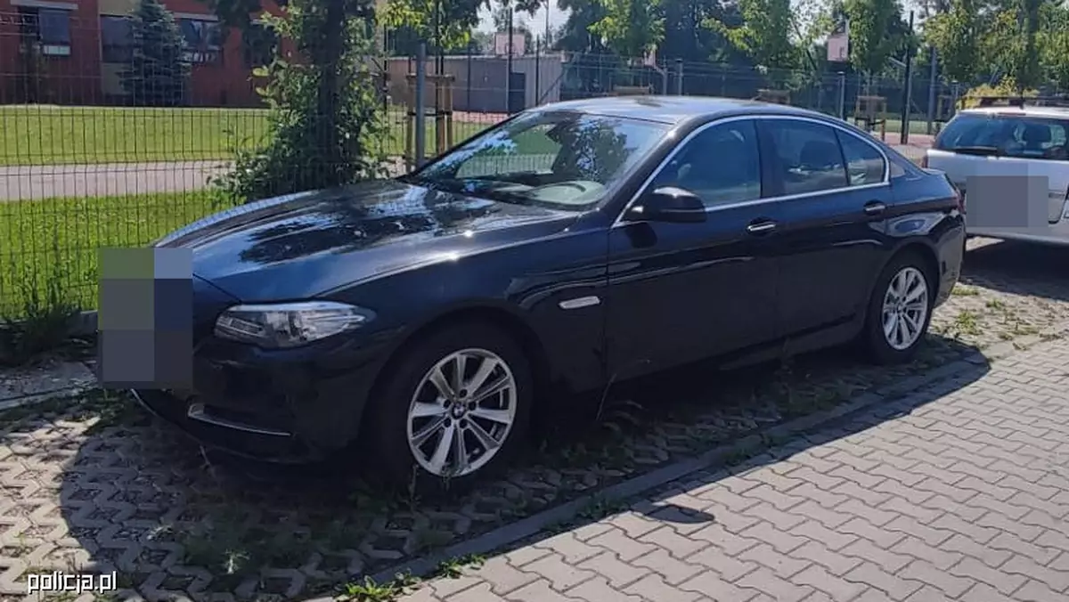 Skradzione BMW, które odnaleźli policjanci z "Kobry"