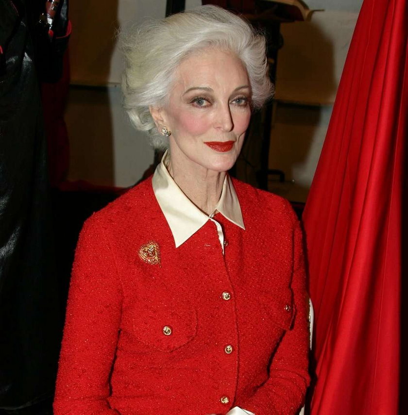 Carmen Dell'Orefice - starsze modelki