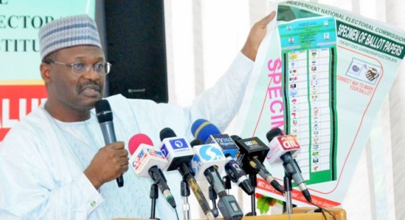 INEC Chairman, Prof. Mahmood Yakubu 