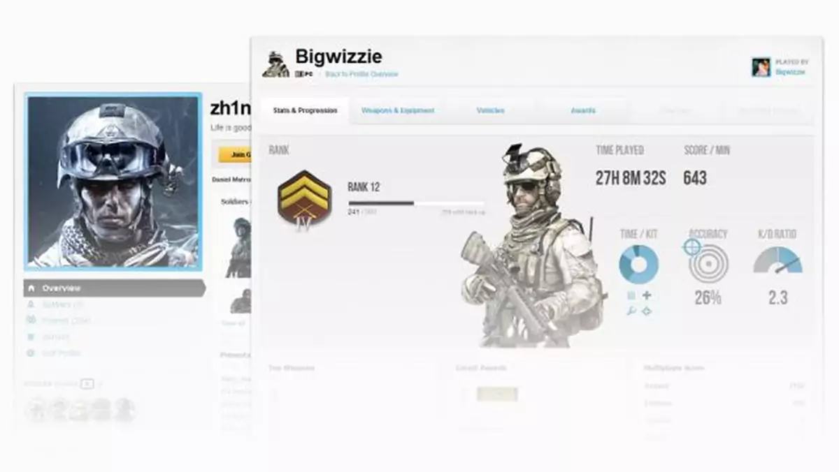 Usługa Battlelog w Battlefield 3 będzie całkowicie darmowa