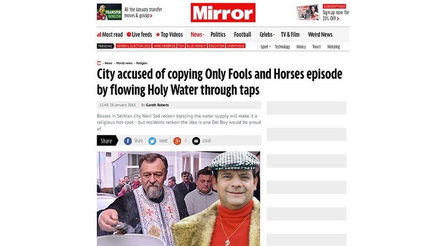 Del Boj bio ponosan na Novi Sad