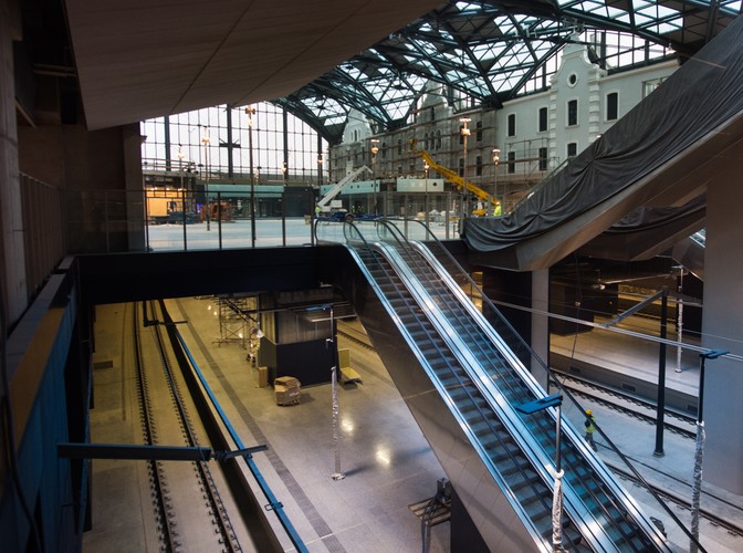 Dworzec Łódź Fabryczna  <br><br>fot. (gm/cat) PAP/Grzegorz Michałowski