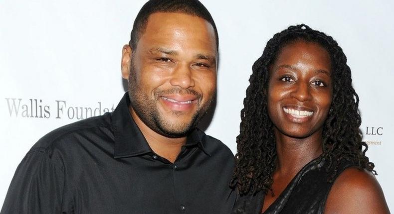 Anthony anderson and wife, Alnia Stewart