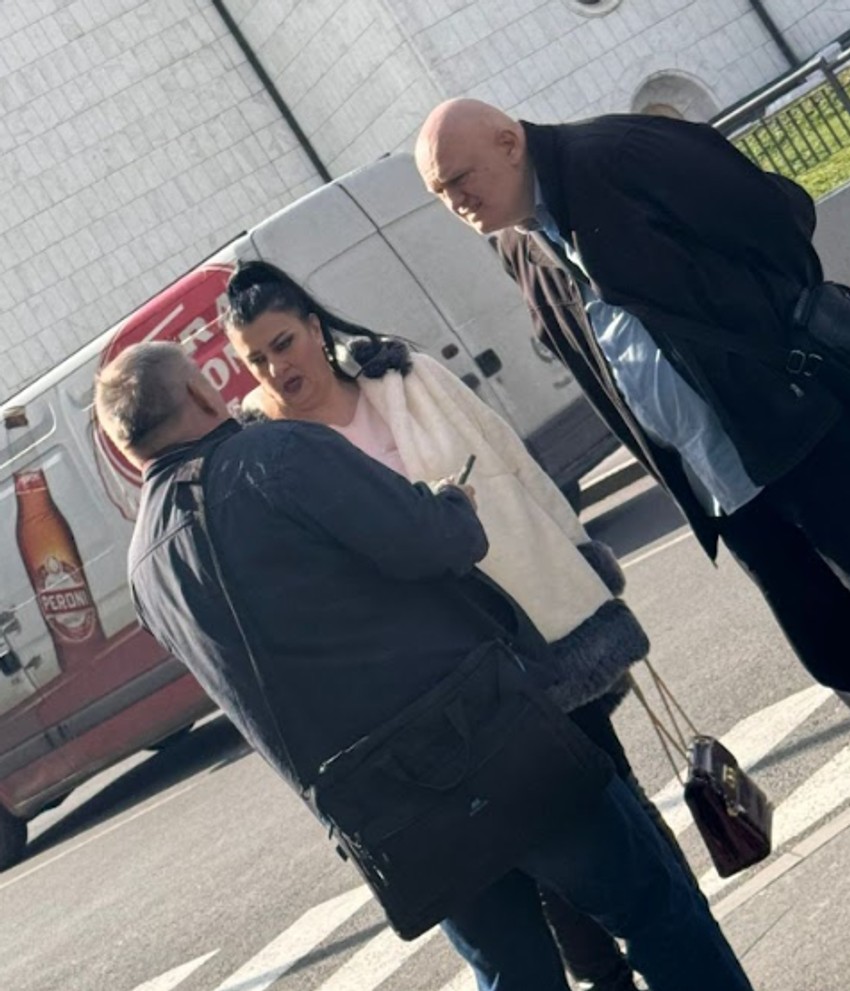 Saška Karan na suđenju sa Jovanom Jeremić