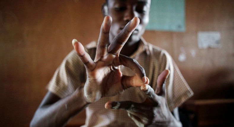 A Kenya sign language teacher