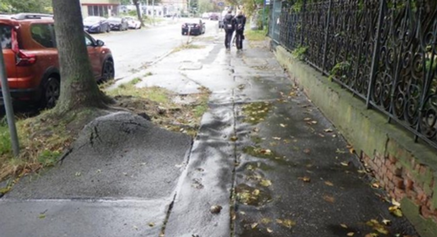 Tak wygląda ul. Jaworowa. Niedługo nie będzie już straszyć. 