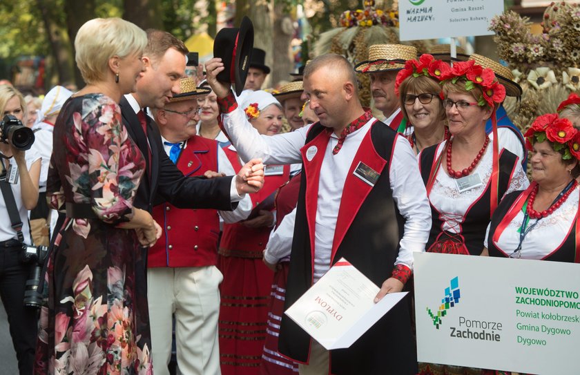 Dożynki prezydenckie w Spale