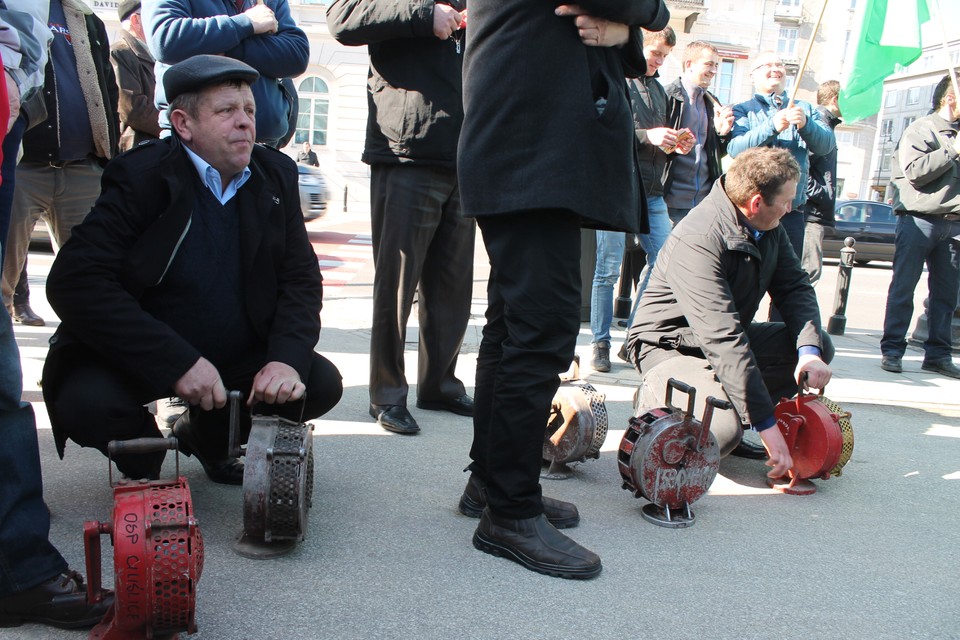 Protest rolników w Warszawie