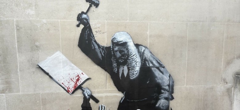 Nowe dzieło Banksy’ego w Londynie. Artysta znów zaskoczył świat