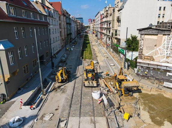 Przebudowa ul. Wierzbięcice fot. PIM