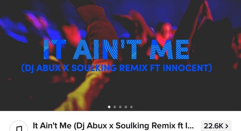 L-R: Soulking, DJ Abux and Innocent. (Instagram)