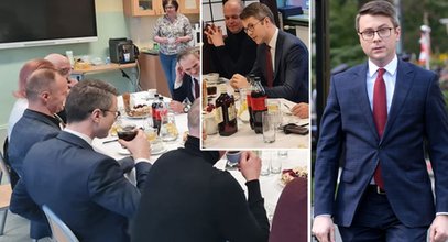 Impreza z alkoholem w szkole, a przy stole zaufany człowiek premiera. Co robił tam minister Müller?