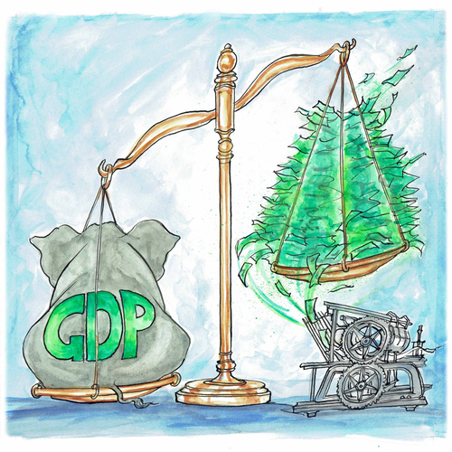 Notowany na giełdzie fundusz iShares MSCCI World Value Factor pozostawi FANGS (Facebook, Amazon, Netflix, Google) daleko w tyle, generując wyniki lepsze o 25%. Świat zatoczy pełny krąg od czasu zakończenia systemu z Bretton Woods, kiedy odszedł od dolara opartego na złocie do systemu czysto fiducjarnego dolara, w ramach którego nie tylko w Stanach Zjednoczonych, ale i na całym świecie wprowadzono na rynek biliony USD w postaci kredytów. Każdy cykl kredytowy wymaga coraz niższych stóp procentowych i coraz większych bodźców, aby zapobiec całkowitej blokadzie gospodarki Stanów Zjednoczonych i światowego systemu finansowego. Z uwagi na fakt, iż stopy procentowe znalazły się w dolnych rejonach skali, a deficyty w Stanach Zjednoczonych są znaczne i stale rosną, nadchodząca recesja zmusi Fed do rozszerzenia bilansu w sposób przekraczający wszelkie wyobrażenia, aby sfinansować nowe, szeroko zakrojone wydatki fiskalne Trumpa mające wzmocnić infrastrukturę w nadziei na jego reelekcję. Wydarzy się jednak coś dziwnego: płace i ceny zaczną gwałtownie rosnąć w miarę, jak bodźce będą docierać do gospodarki, jak na ironię z powodu niewystarczających zasobów i wykwalifikowanej siły roboczej w efekcie wcześniejszego braku inwestycji. Rosnąca inflacja i rentowności podwyższą z kolei koszt kapitału, eliminując z rynku spółki-zombie, ponieważ słabsi dłużnicy będą walczyć o finansowanie. W ujęciu ogólnym nastąpi znaczna dewaluacja USD, ponieważ rynek uzna, że Fed będzie jedynie przyspieszać ekspansję bilansu, utrzymując jednocześnie wyjątkowo niską stopę referencyjną.