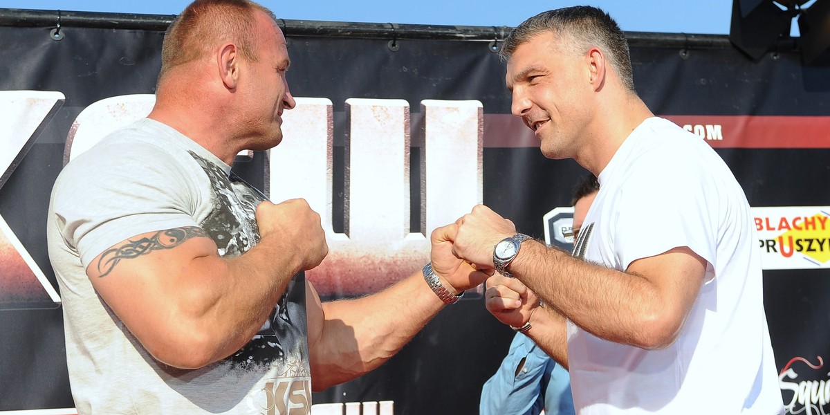 Paweł Nastula i Mariusz Pudzianowski