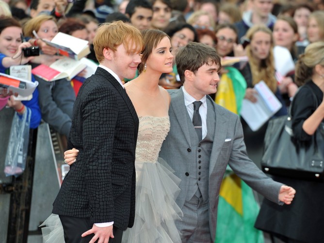 Rupert Grint, Emma Watson i Daniel Radcliffe