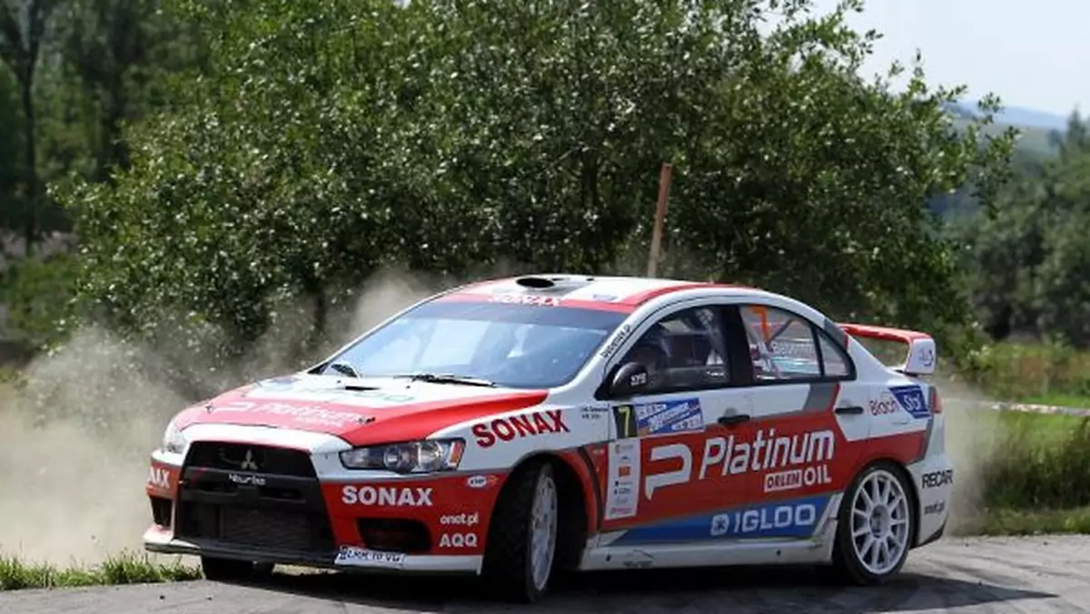 Mitsubishi Lancer Platinum Rally Team w Rajdzie Rzeszowskim