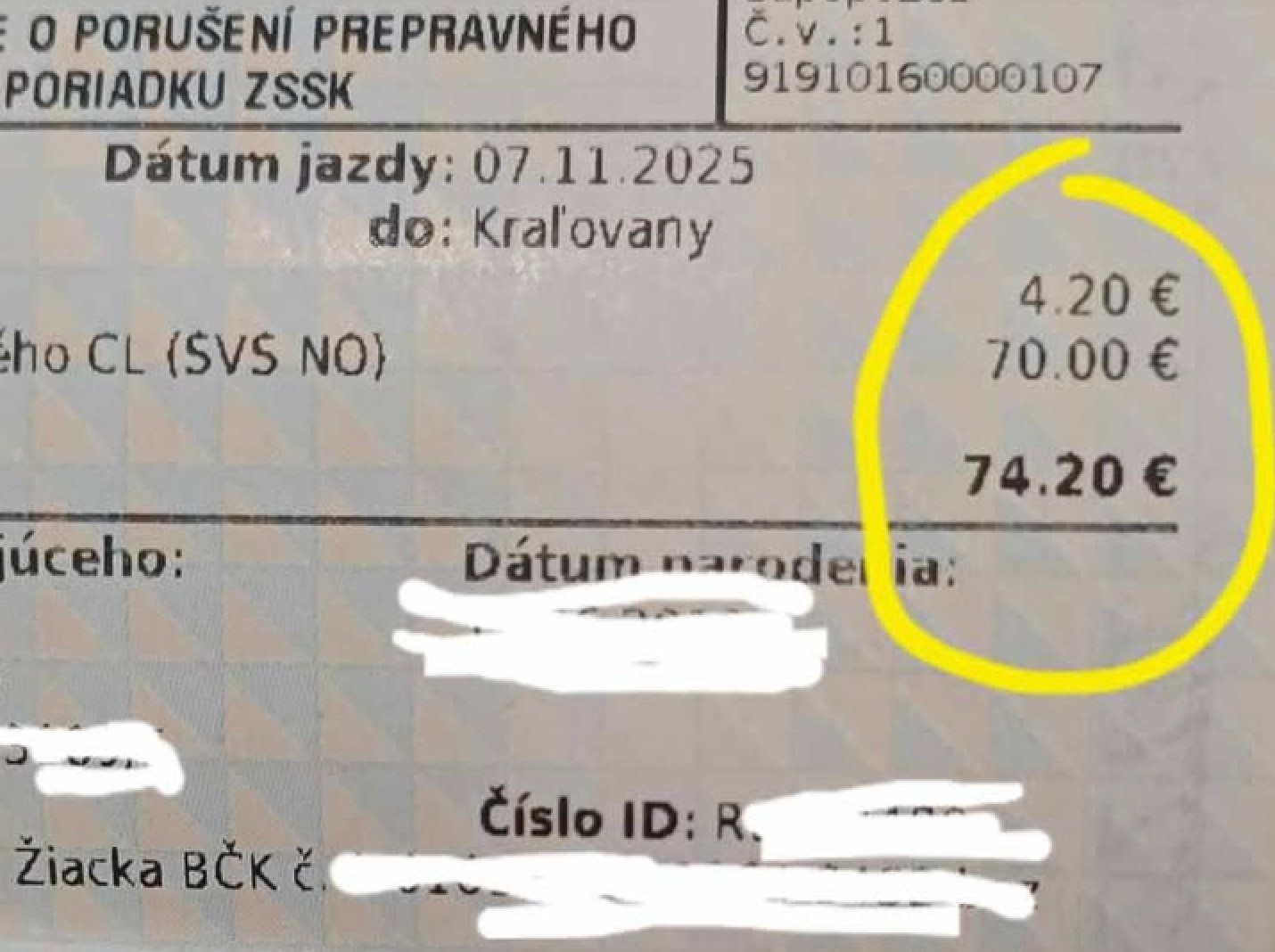 Dievča (15) dostalo od vlakvedúceho pokutu, i keď malo ISIC preukaz aj preukážku žiačky.