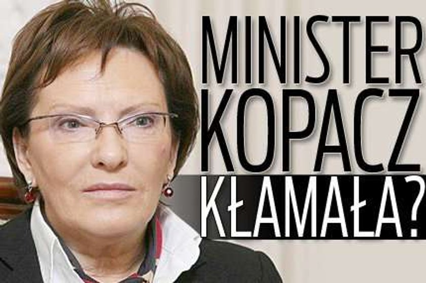 Kopacz kłamała?