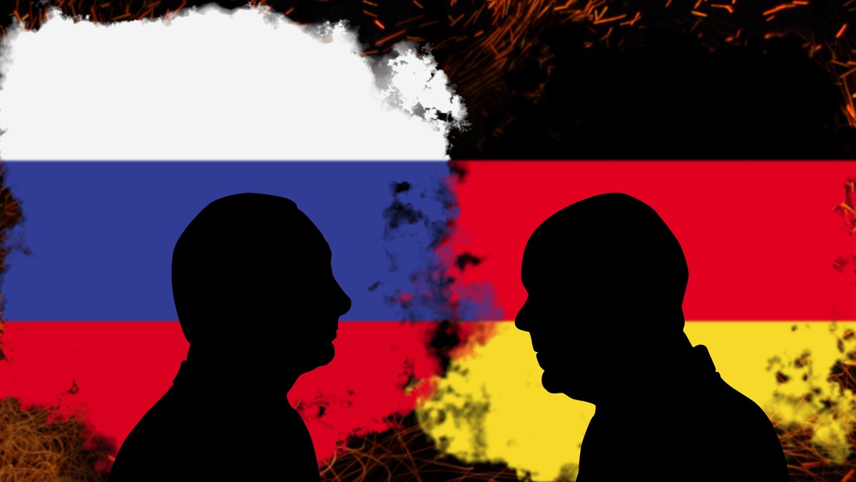 Władimir Putin i Olaf Scholz