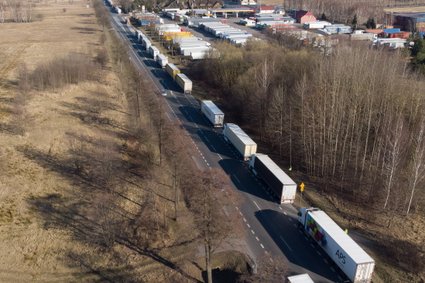 Koniec blokady jadących na Białoruś TIR-ów. Interweniowała policja