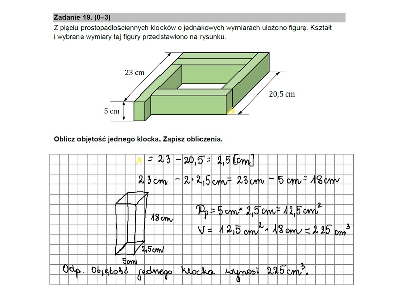 Egzamin ósmoklasisty 2023. Zadanie 19.