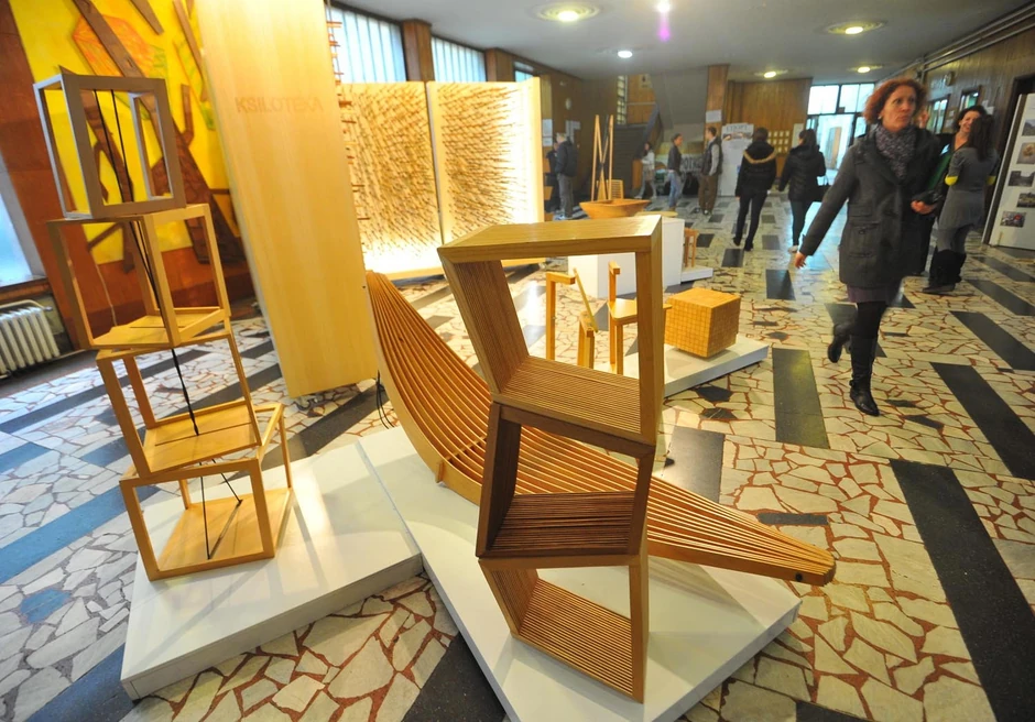 Kreacije studenata izložene su u holu Šumarskog fakulteta