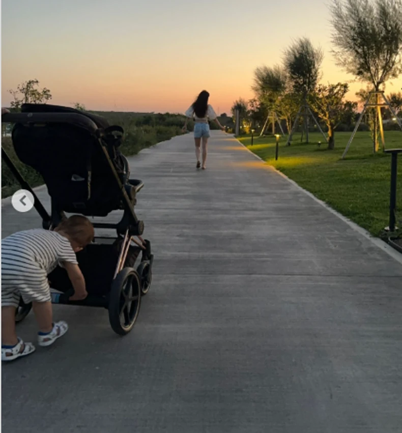 Biković na odmoru sa porodicom