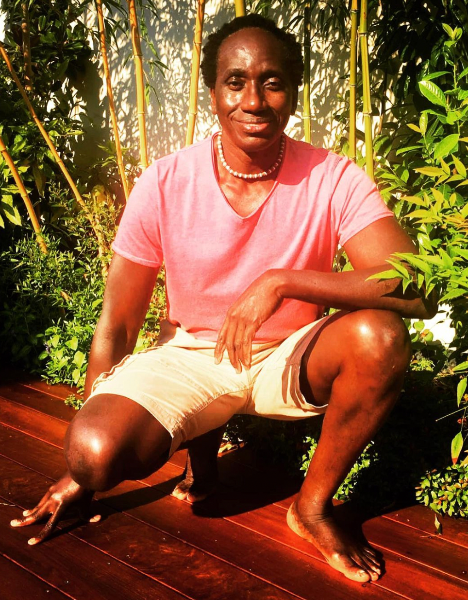 Spevák a herec Ibrahim Maiga. 