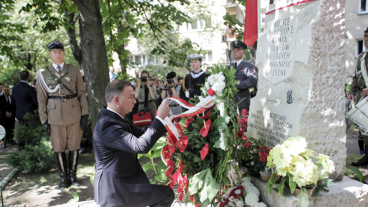 Powstanie Warszawskie. Prezydent Andrzej Duda mówi o rzezi Woli