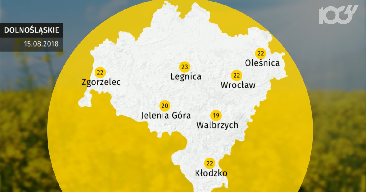 Pogoda Wroclaw Na Dzis Prognoza Pogody 2018 08 15 Wiadomosci