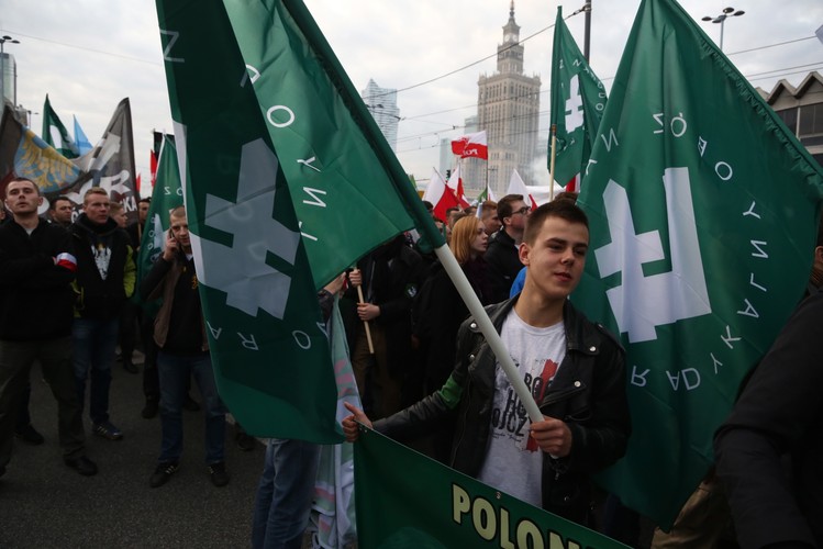 Marsz Niepodległości 2014 (fot. PAP/Tomasz Gzell)