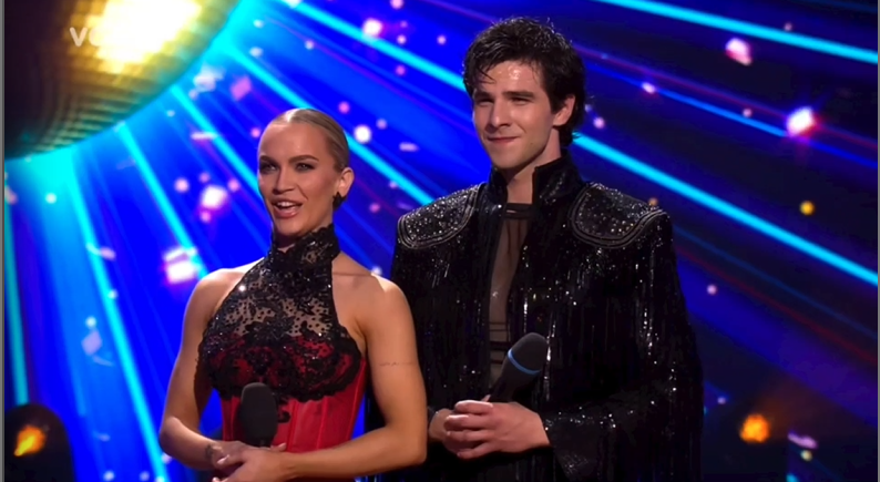 Eliška Betáková a Kristián Baran v tanečnej šou Let's Dance. 