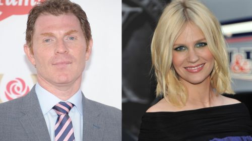 January Jones i Bobby Flay