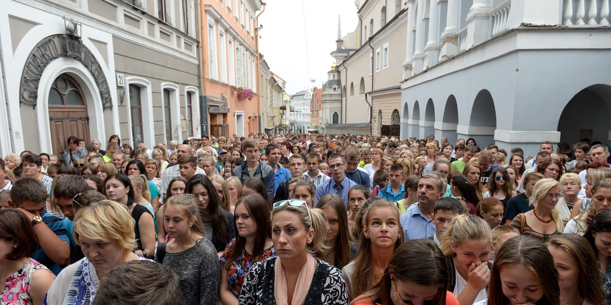 Strajk uczniów w Wilnie