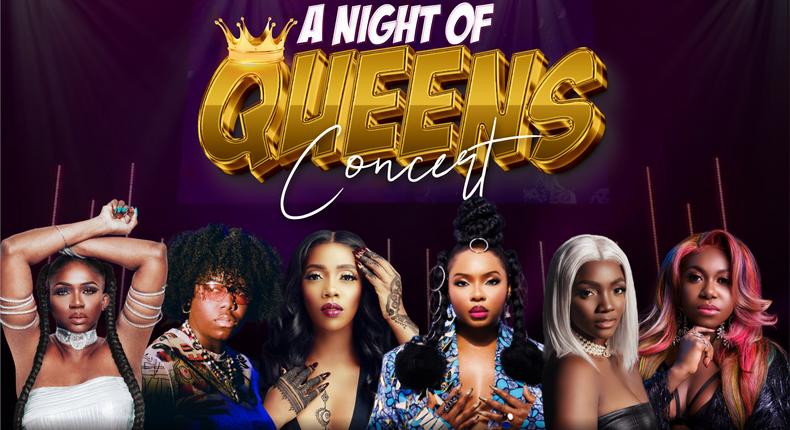 A Night of Queens, an all-female lineup concert celebrating Nigeria's musical powerhouses