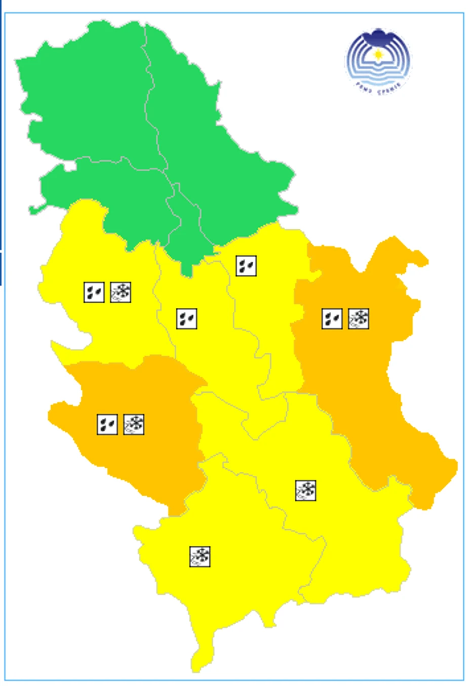 Meteoalarm subota