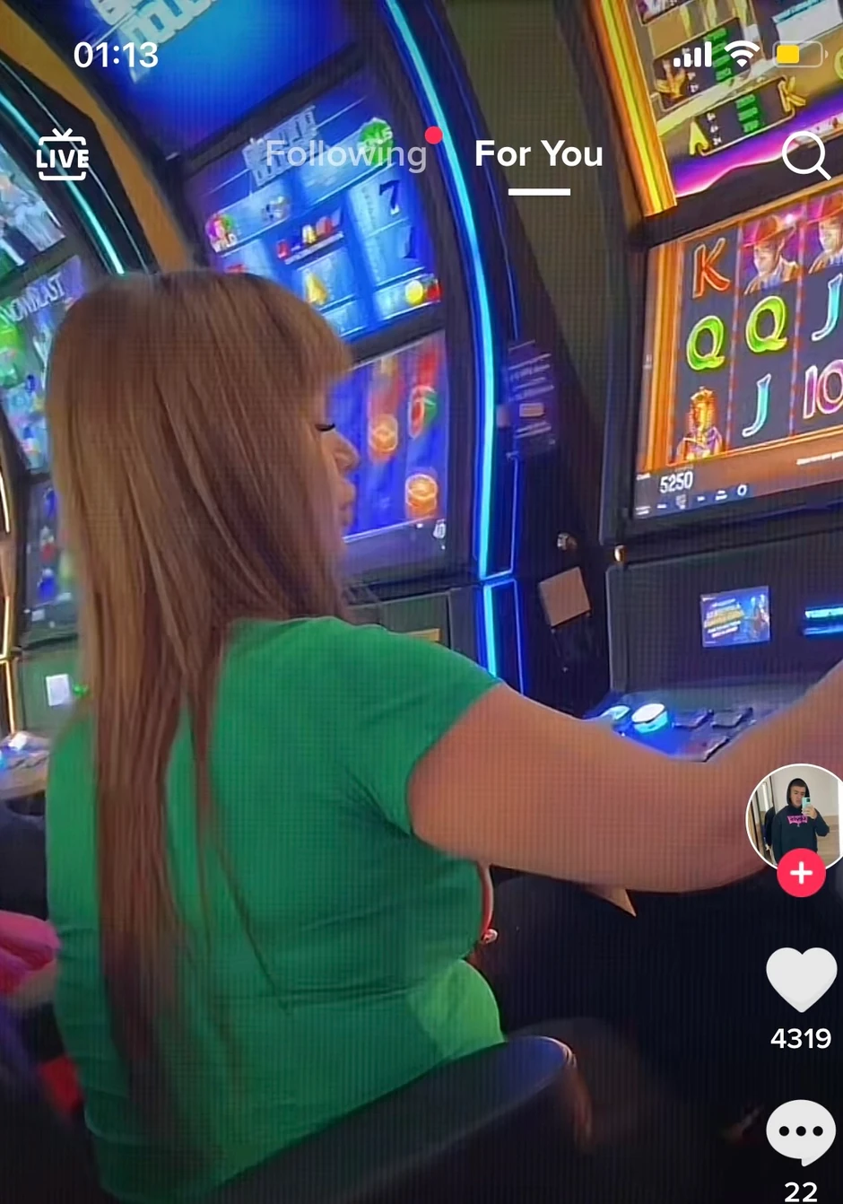 Miljana Kulić u kockarnici