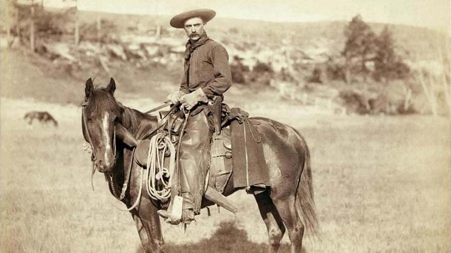 Portret kowboja z ok. 1888 r. (domena publiczna).