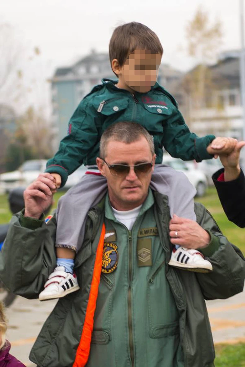 Ivan Miladinović u akciji spasavanja tokom poplava 2014. godine