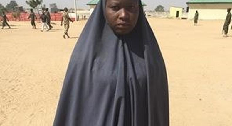 Suspected female suicide bomber, Fatima Babagapchia (This picture is for illustrative purposes.)