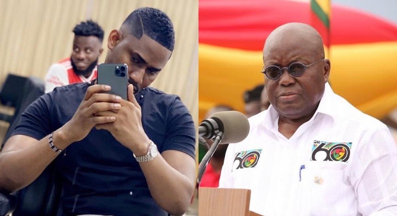 Ibrah One and President Nana Akufo-Addo