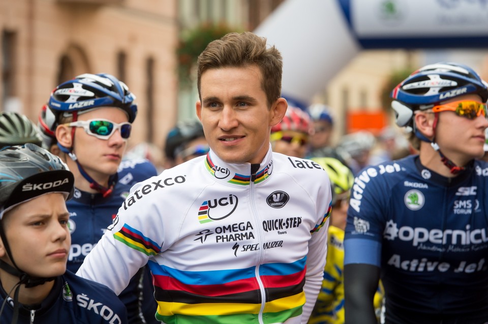 KOLARSTWO MISTRZ ŚWIATA MICHAŁ KWIATKOWSKI W TORUNIU (Michał Kwiatkowski)