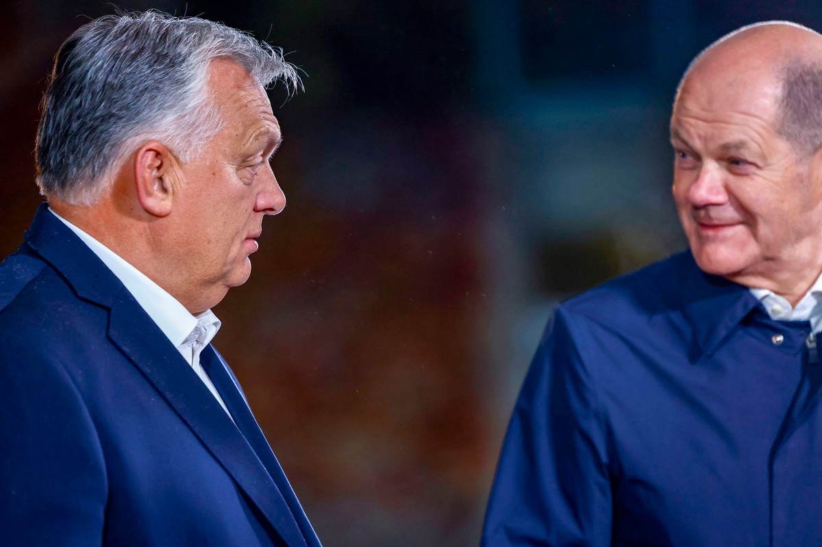 Viktor Orban i Olaf Scholz